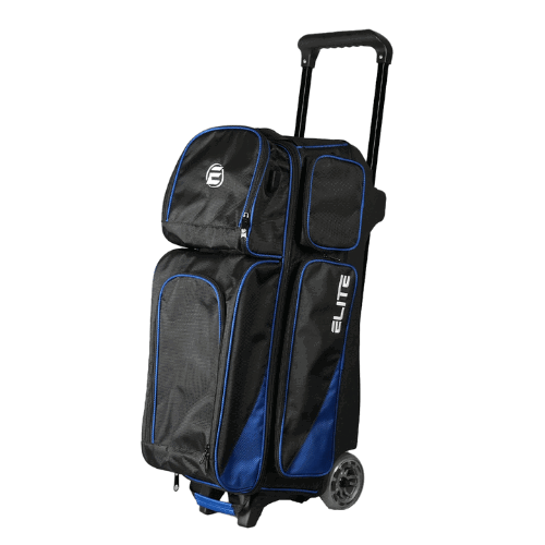 ELITE Deluxe 3 Ball Roller Bowling Bag - Premium Bowling Accessory for League Players & Tournaments | Perfect for Bowling Balls, Shoes & Accessories Storage