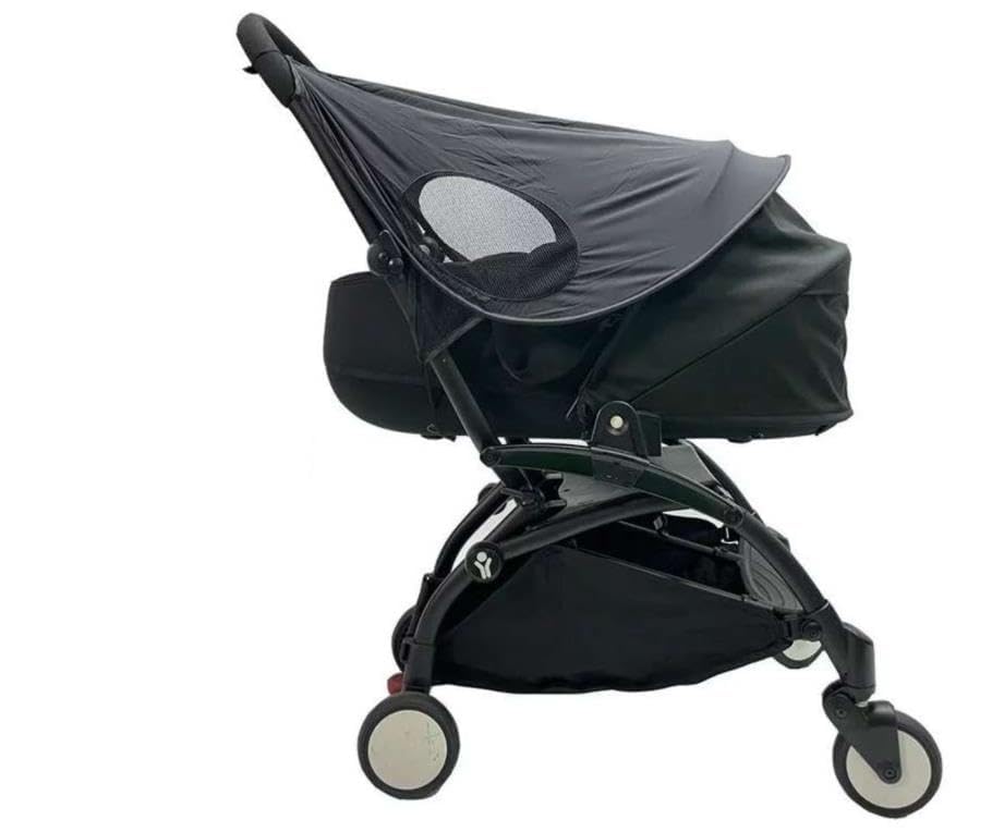 Universal Baby Stroller Sun Shade & Rain Cover - UPF 50+ UV Protection Blackout Canopy for Strollers, Car Seats, Prams & Pushchairs - Perfect for Outdoor Walks, Beach Trips & Sunny Day Protection