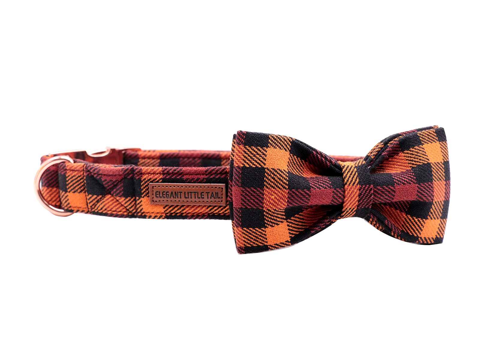 Elegant Bow Tie Dog Collar with Adjustable Design - Perfect for Small, Medium, Large Dogs & Cats - Ideal for Fall Fashion, Special Occasions & Daily Walks