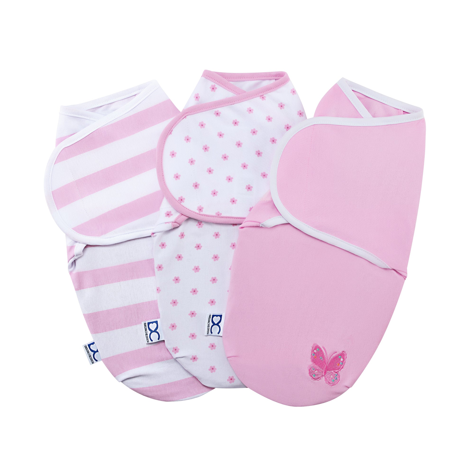 Little Lambs Adjustable Swaddle Wrap - Large Size (3 Pack) for Babies 3-6 Months | 14-18 lbs | Soft & Breathable Baby Wrap Blanket for Safe Sleep, Swaddling & Comfort - Perfect for Newborns, Infants & Nursery Essentials