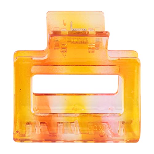 Acetate Hair Clip Claw - Yellow 2