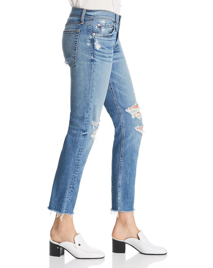 Dre Low Rise Boyfriend Jeans for Women - Comfortable Stretch Denim Pants | Perfect for Casual Wear, Weekend Outfits & Everyday Style