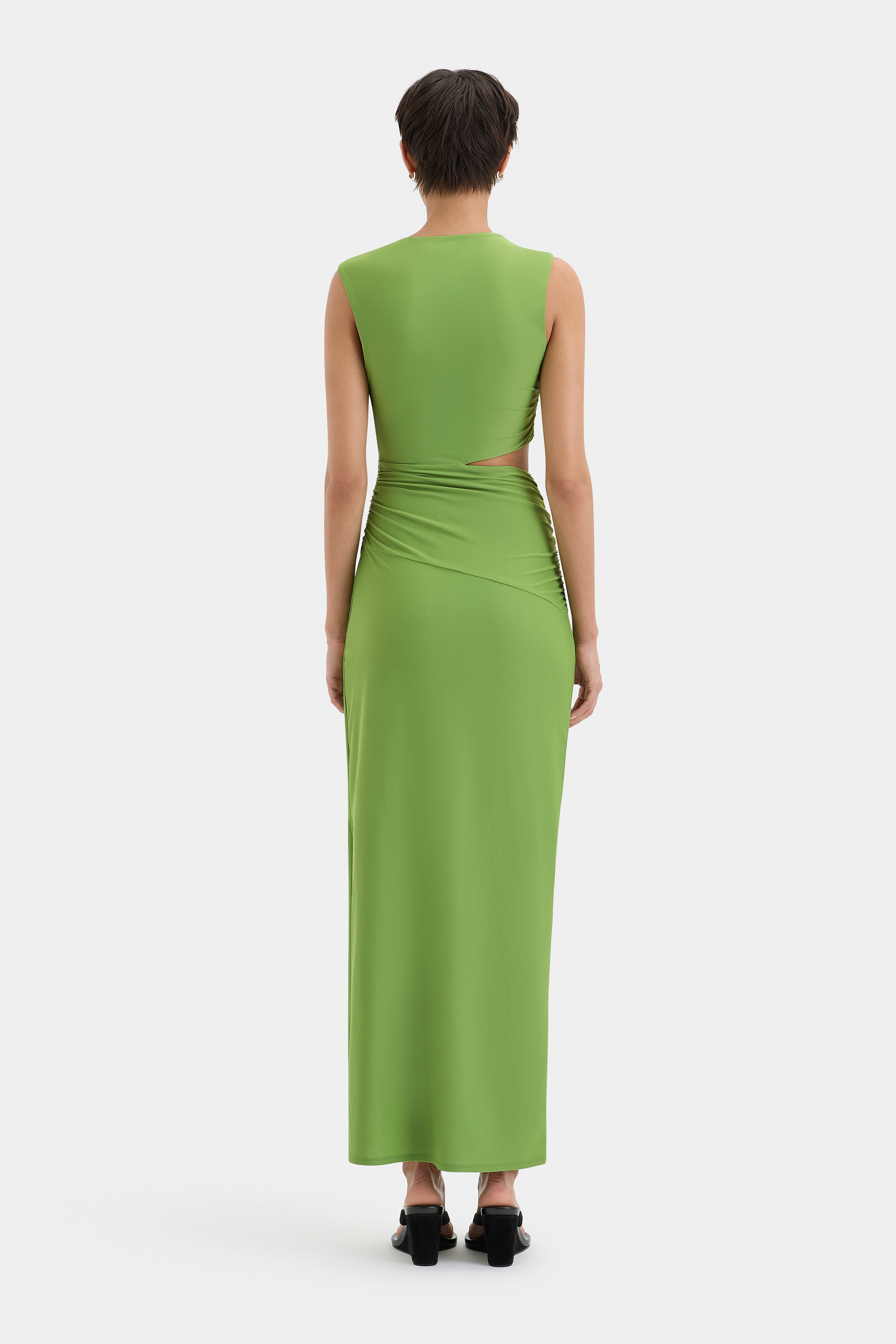 Elegant Elm Cut Out Gown - Sexy Backless Evening Dress for Women, Perfect for Prom, Wedding, Cocktail Party & Special Occasions