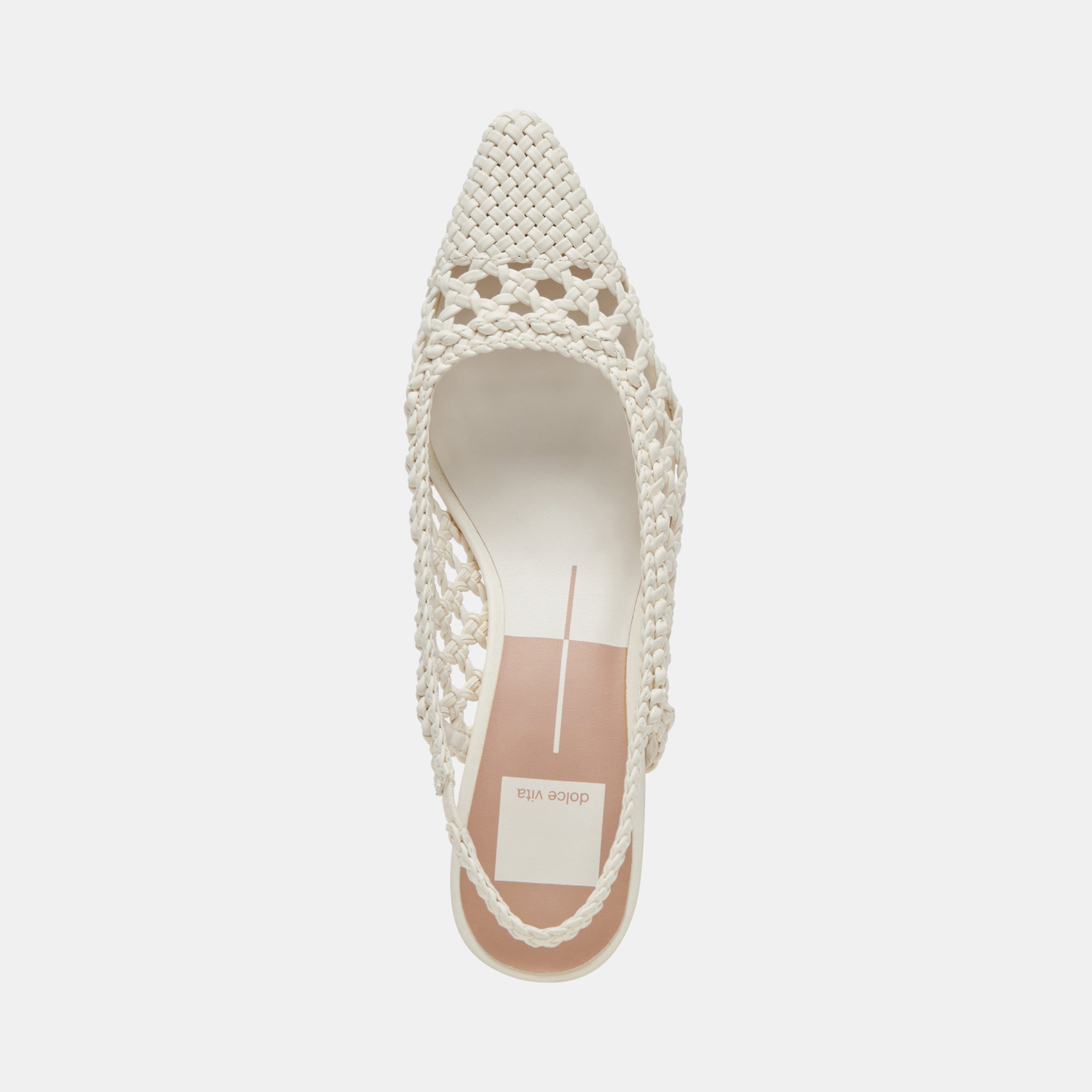 OLYMPA Women's White Stella Heels - Elegant High Heel Pumps for Parties, Weddings & Office Wear
