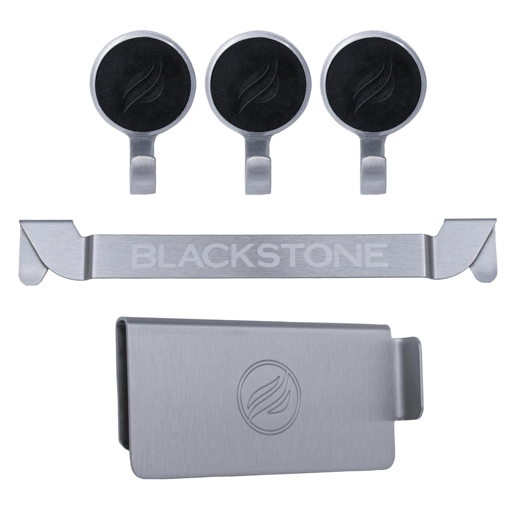 Blackstone 5188 Grease Gate & Tool Holder Combo - Heavy Duty Griddle Accessories for Outdoor Cooking, Camping & BBQ | Perfect for Backyard Grilling, Tailgating & RV Adventures