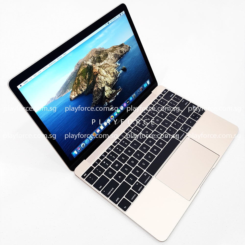 Apple MacBook 12-inch 256GB Laptop (2016 Model) - Gold | Ultra-Thin & Lightweight for Business, Travel & College Students