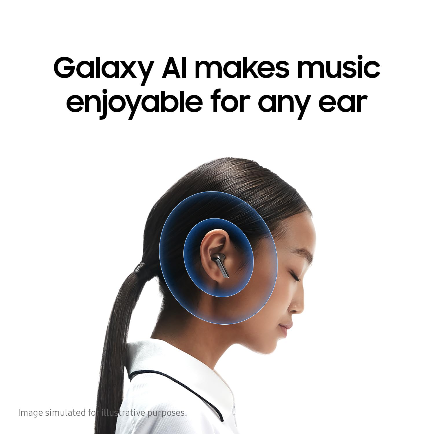 SAMSUNG Galaxy Buds 3 AI True Wireless Bluetooth Earbuds - Open Fit, Active Noise Cancelling, 360 Audio, Real-Time Translation, Touch Control (White, US Version, Renewed) - Perfect for Workouts, Commuting & Travel
