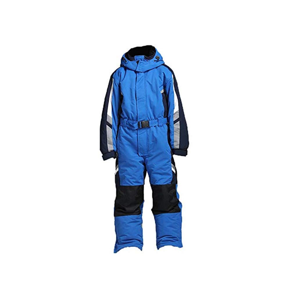 **Windproof One-Piece Snowsuit with Reflective Strips for Men & Women – Ideal for Skiing, Snowboarding & Winter Outdoor Activities**