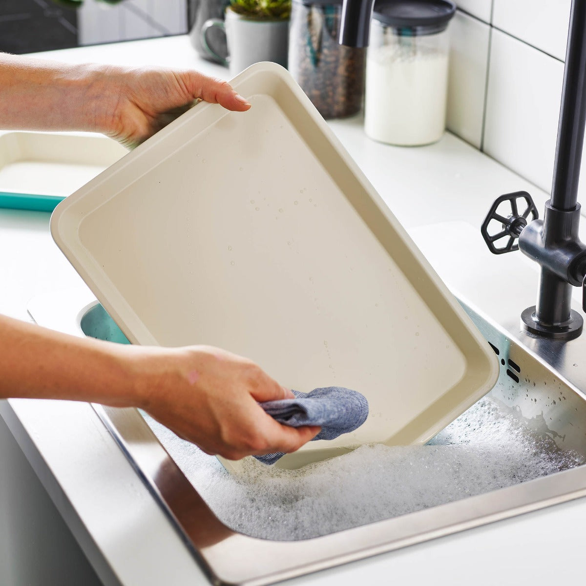 GreenLife Ceramic Nonstick 13 x 9 Inch Cookie Baking Sheet Set - Perfect for Baking Cookies, Cakes, Roasting Vegetables & More | Oven Safe & Eco-Friendly