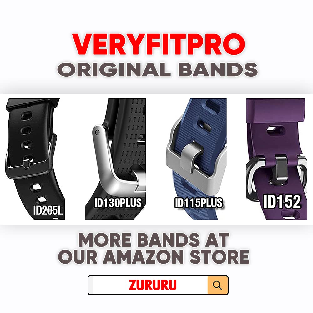 ZURURU Replacement Bands for Veryfit Pro ID115Plus HR - Fitness & Daily Use