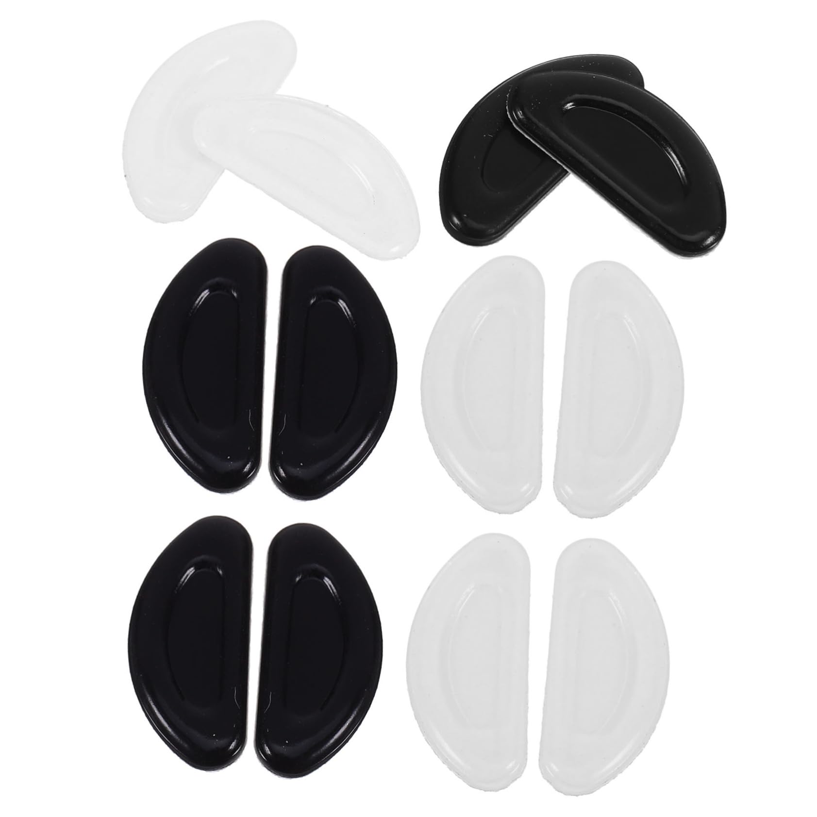 Beavorty 30 Pairs Silicone Nose Pads for Glasses - Soft Comfortable Eyewear Nose Pads Replacement - Perfect for Reading Glasses, Sunglasses & Optical Frames (Ideal for All-Day Wear & Sensitive Noses)