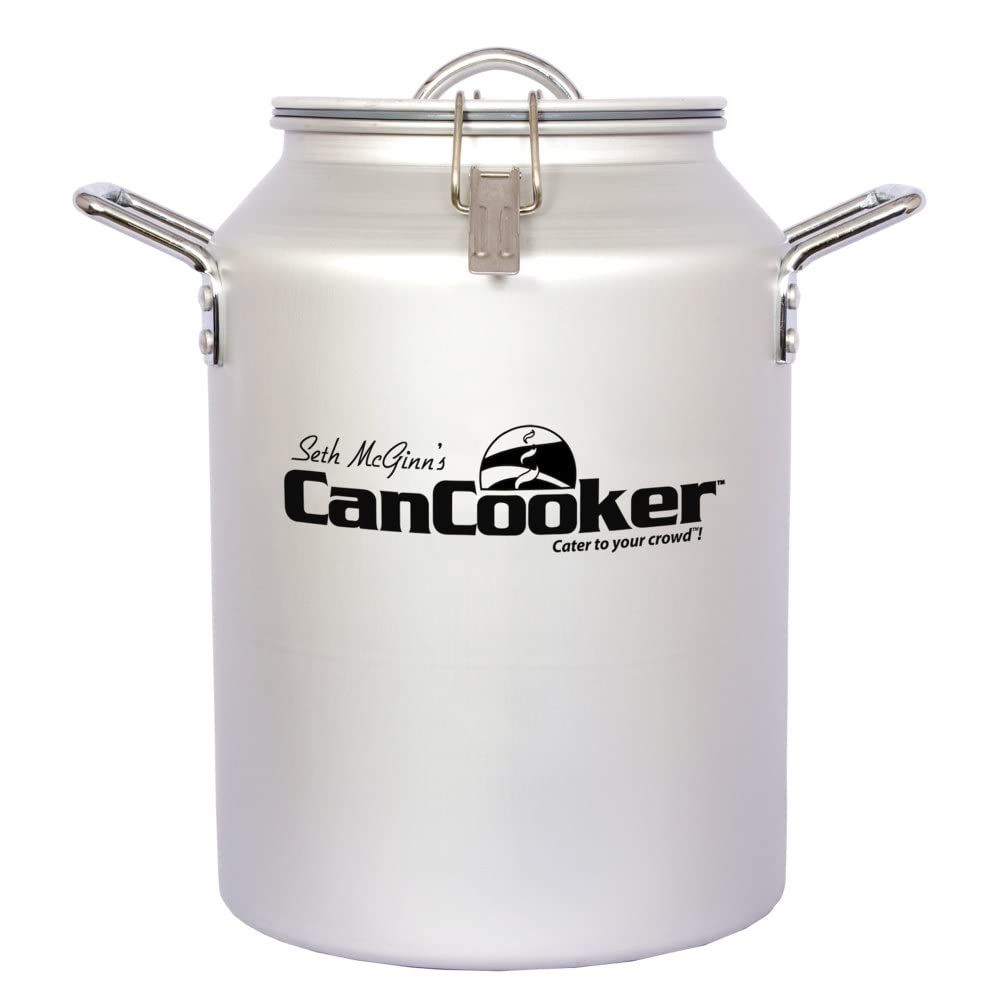 CanCooker Portable Steam Cooker & Food Steamer for Outdoor Cooking - Camping, RV Travel, Tailgating & Picnics | Includes Steamer Basket, Lid, Carry Bag & Recipe Book | Perfect for Backpacking, Road Trips & Outdoor Adventures