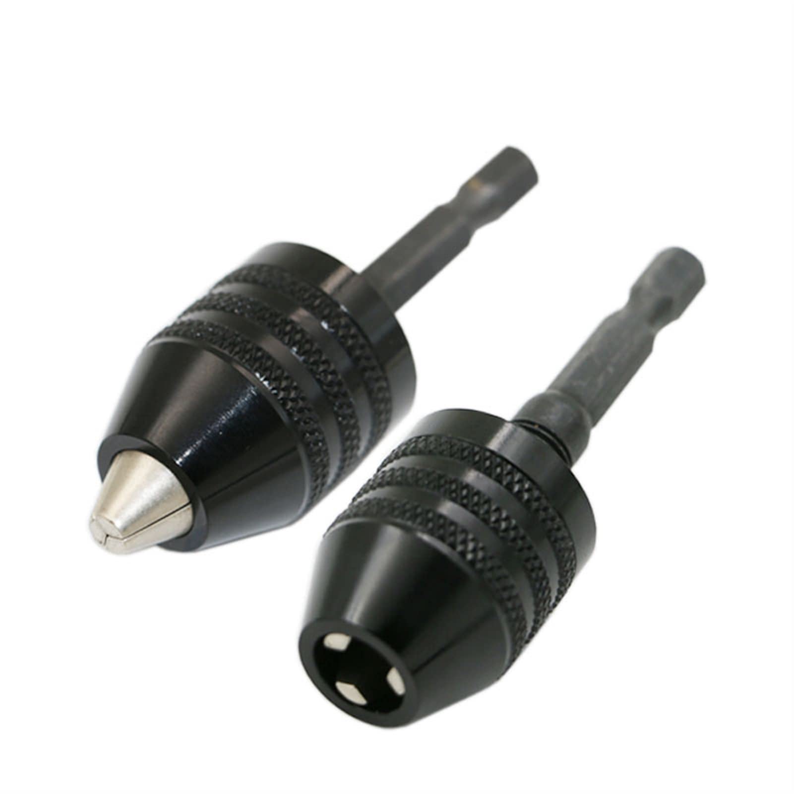 Premium 1/4 Inch Hex Shank Drill Bit Set (0.3-8mm) - Keyless Chuck Adaptor for Impact Driver & Screwdriver - Power Tool Accessories - Perfect for DIY Projects, Woodworking & Metal Drilling