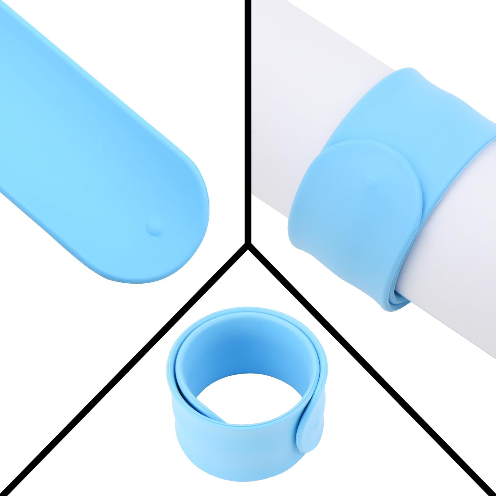 Homakover 12 Pcs Silicone Wrapping Paper Roll Holder Clips - Non-Slip Gift Wrapping Clamps for Christmas, Wedding, Graduation Presents - Perfect for DIY Crafts, Party Decorations & Holiday Gift Wrapping