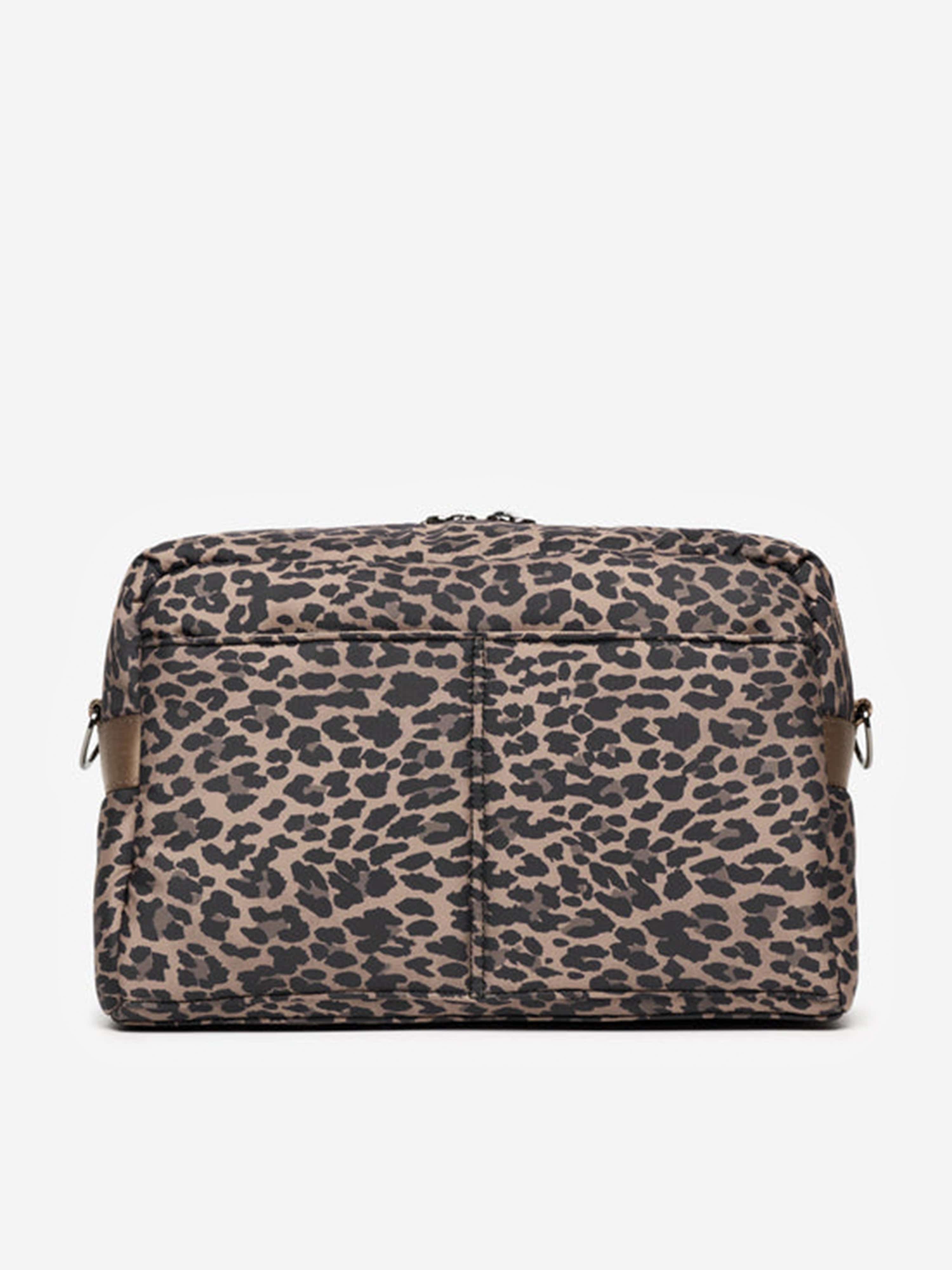 Brown Baby Axel Leopard Diaper Bag (32cm) - Stylish & Spacious Changing Bag for Newborns & Toddlers - Perfect for Travel, Daycare & Family Outings