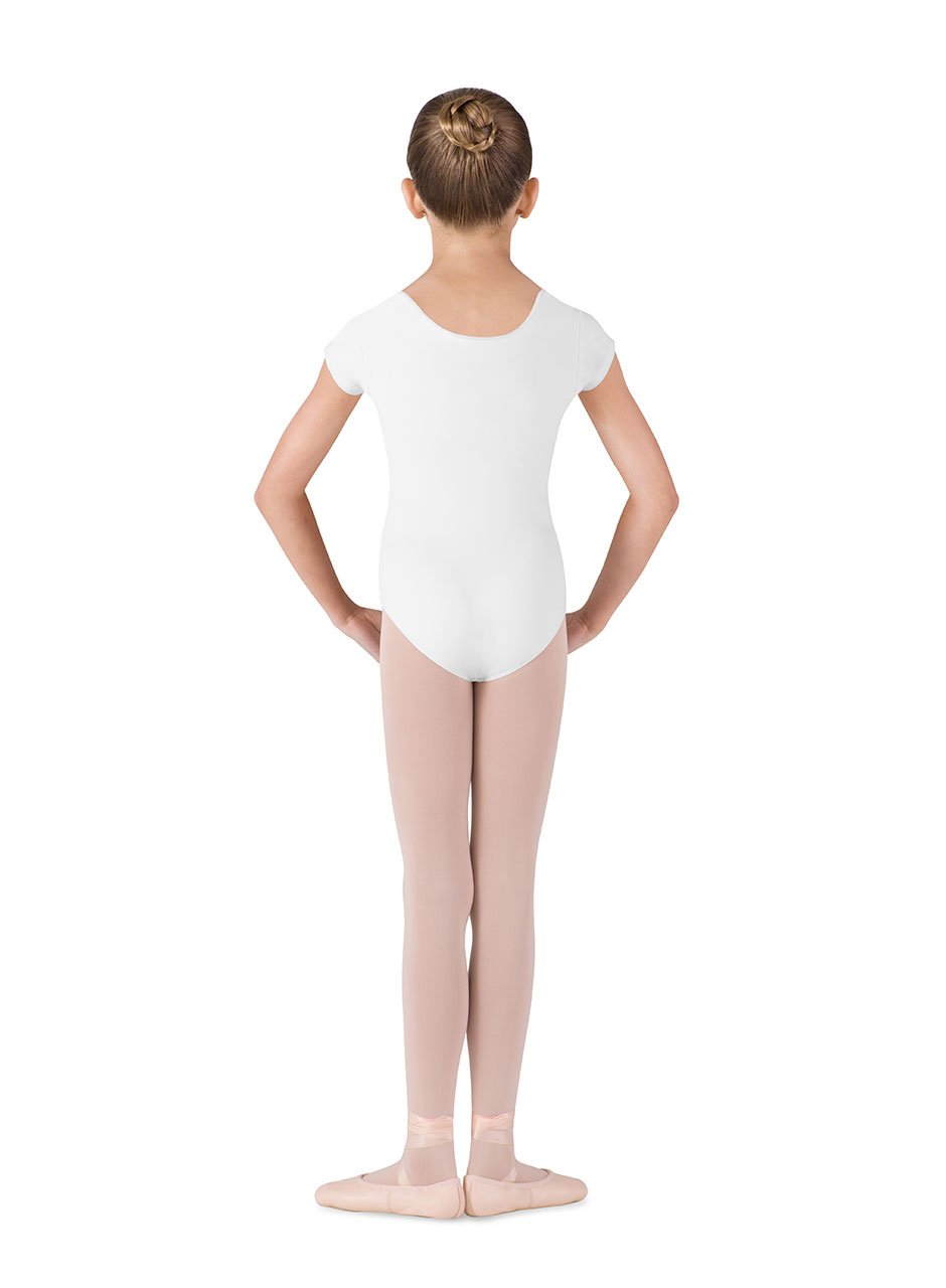 Bloch Dance Girls Dujour Microlux Short Sleeve Leotard - Ballet Leotard for Kids & Toddlers - Comfortable Stretch Fabric for Dance Class, Recital & Performance