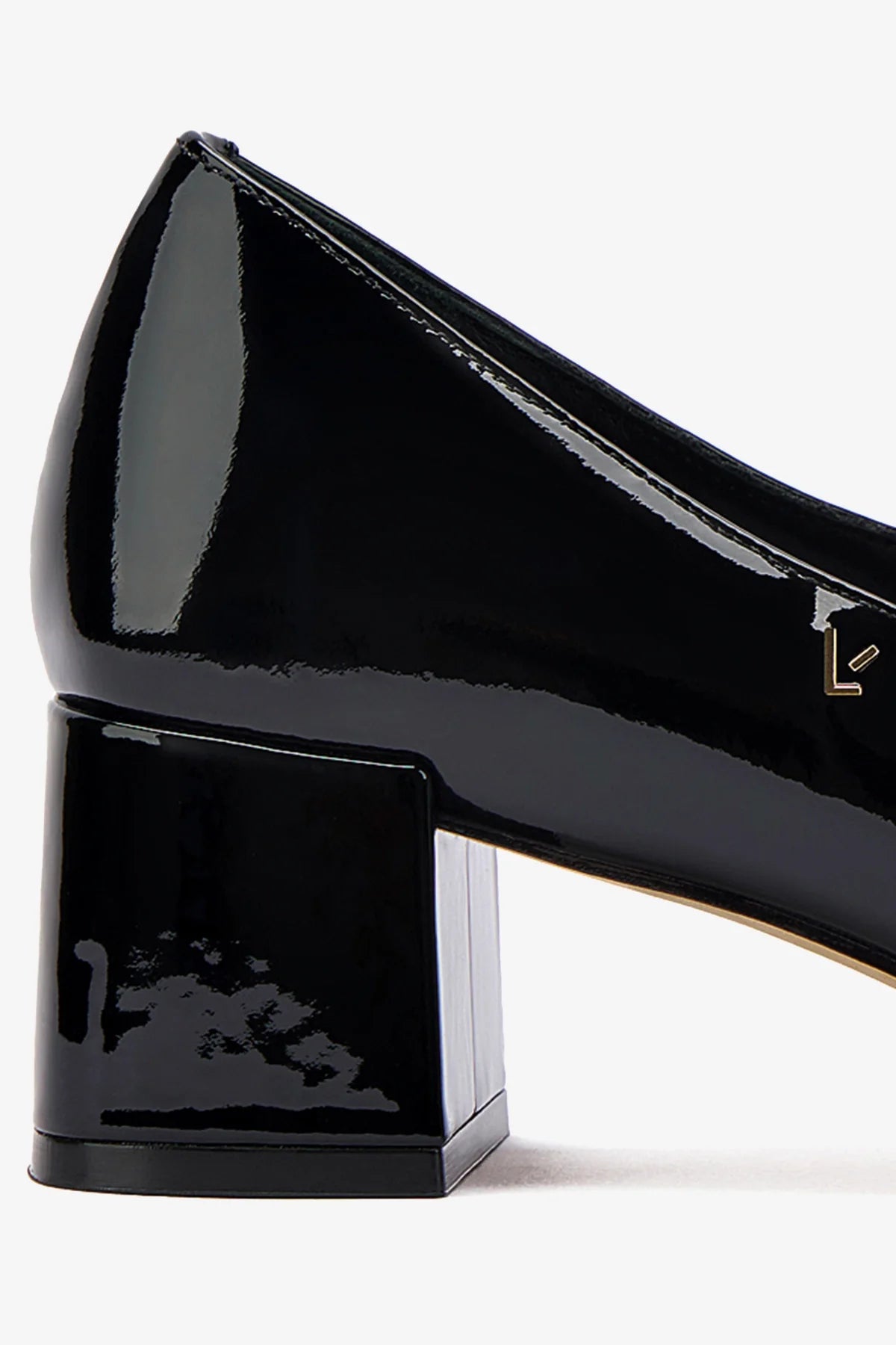 Blair Block Pump Women's Black Patent Leather High Heels - Elegant Dress Shoes for Office, Party & Special Occasions