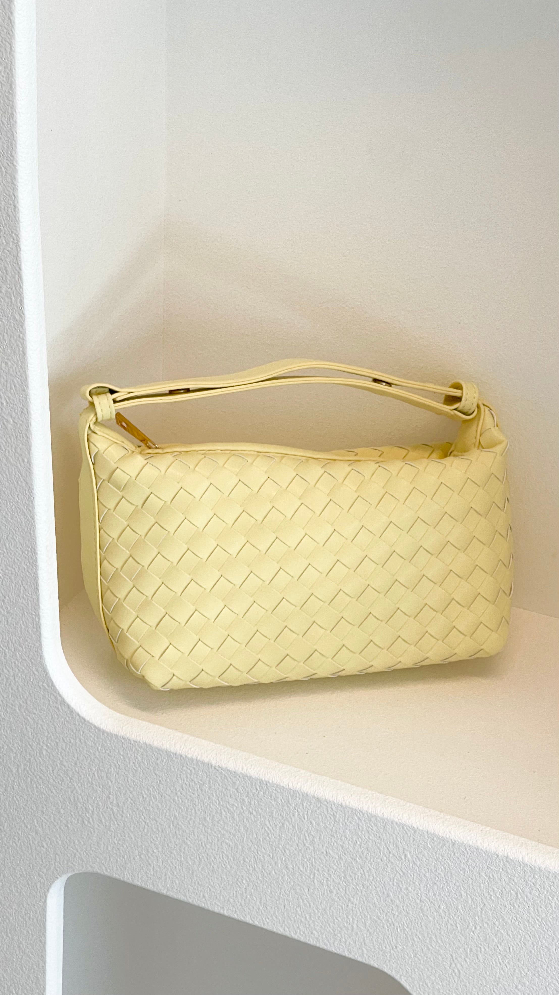 Isabelle Handle Bag Daffodil - Stylish Crossbody Purse for Women, Fashionable Shoulder Bag with Adjustable Strap - Perfect for Work, Travel, and Everyday Use