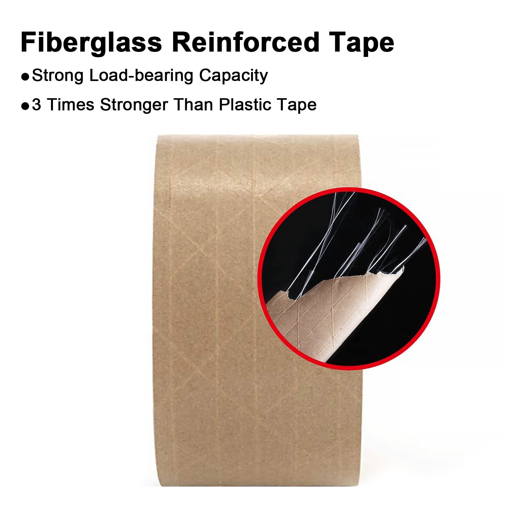 TooCust Water Activated Fiber Reinforced Packing Tape - 2