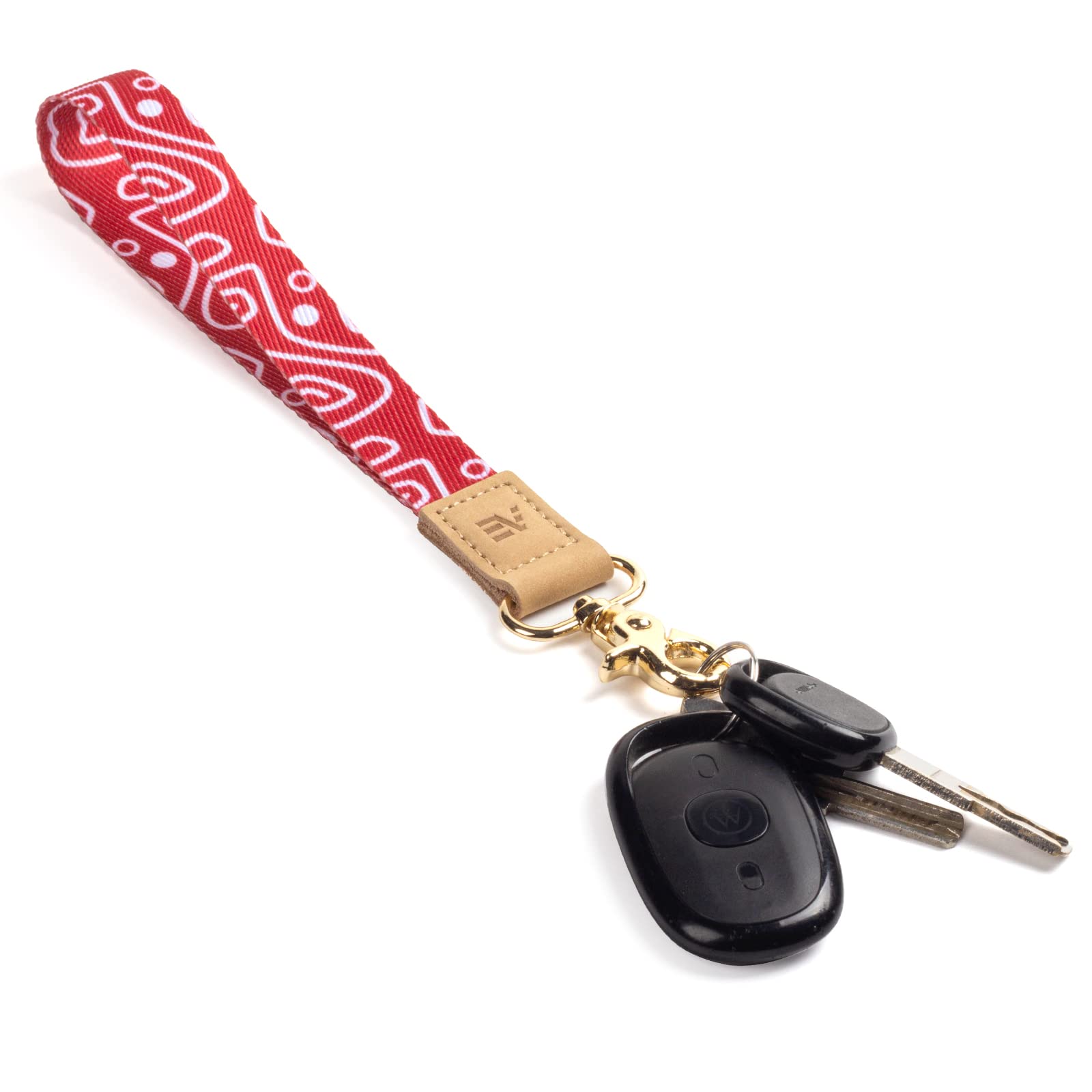 EcoVision 2-Pack Keychain Lanyards with 4 Keyrings - for Keys & Wristlet - Women's Key Holder for Work & Travel