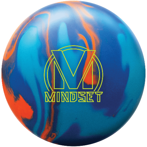 Brunswick Mindset Bowling Ball - Orange, Sky & Royal Blue | High Performance Reactive Resin | Perfect for League Play & Tournaments