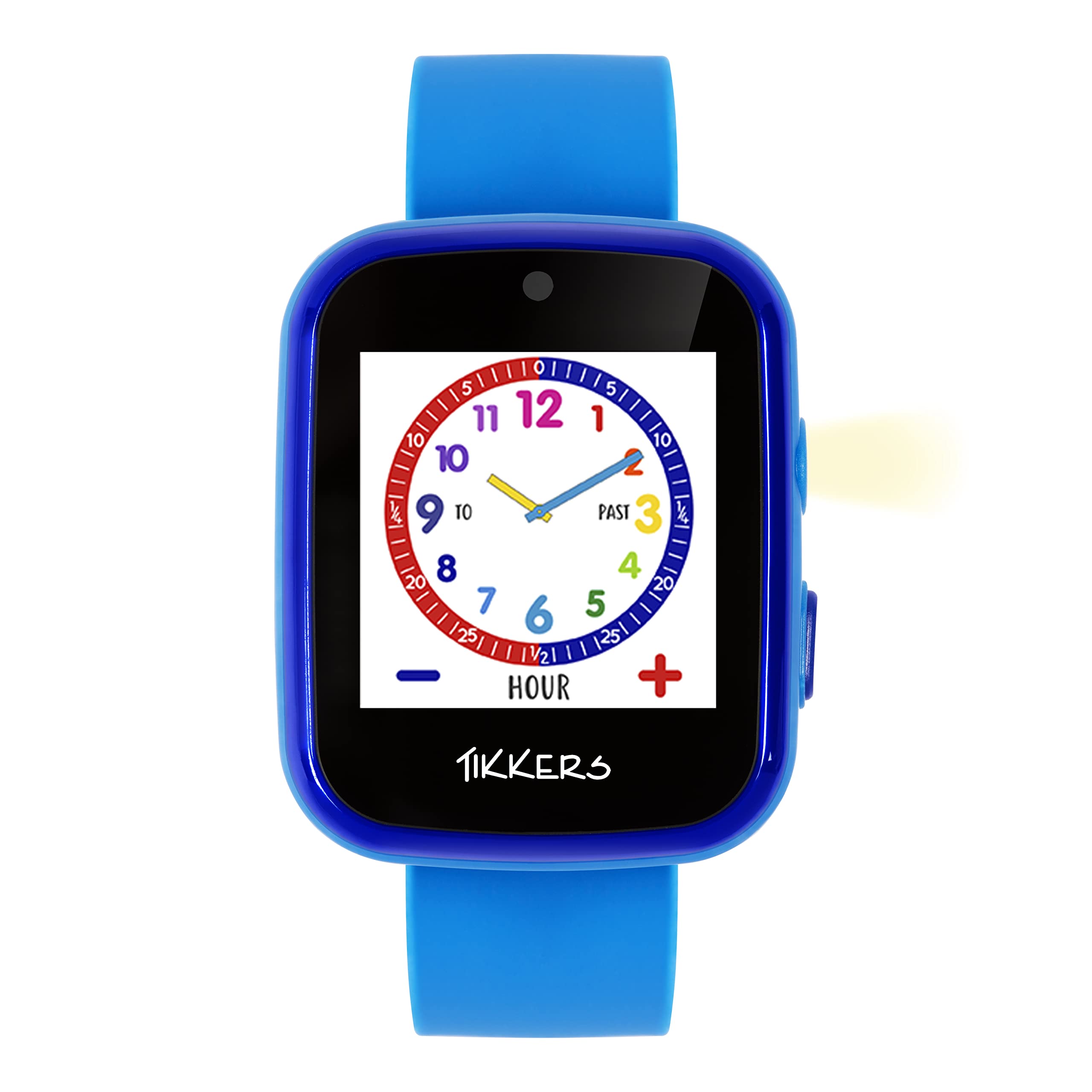 Tikkers Kids Watch ATK1084BLU - Touch Screen, Blue Silicone Strap for School & Play