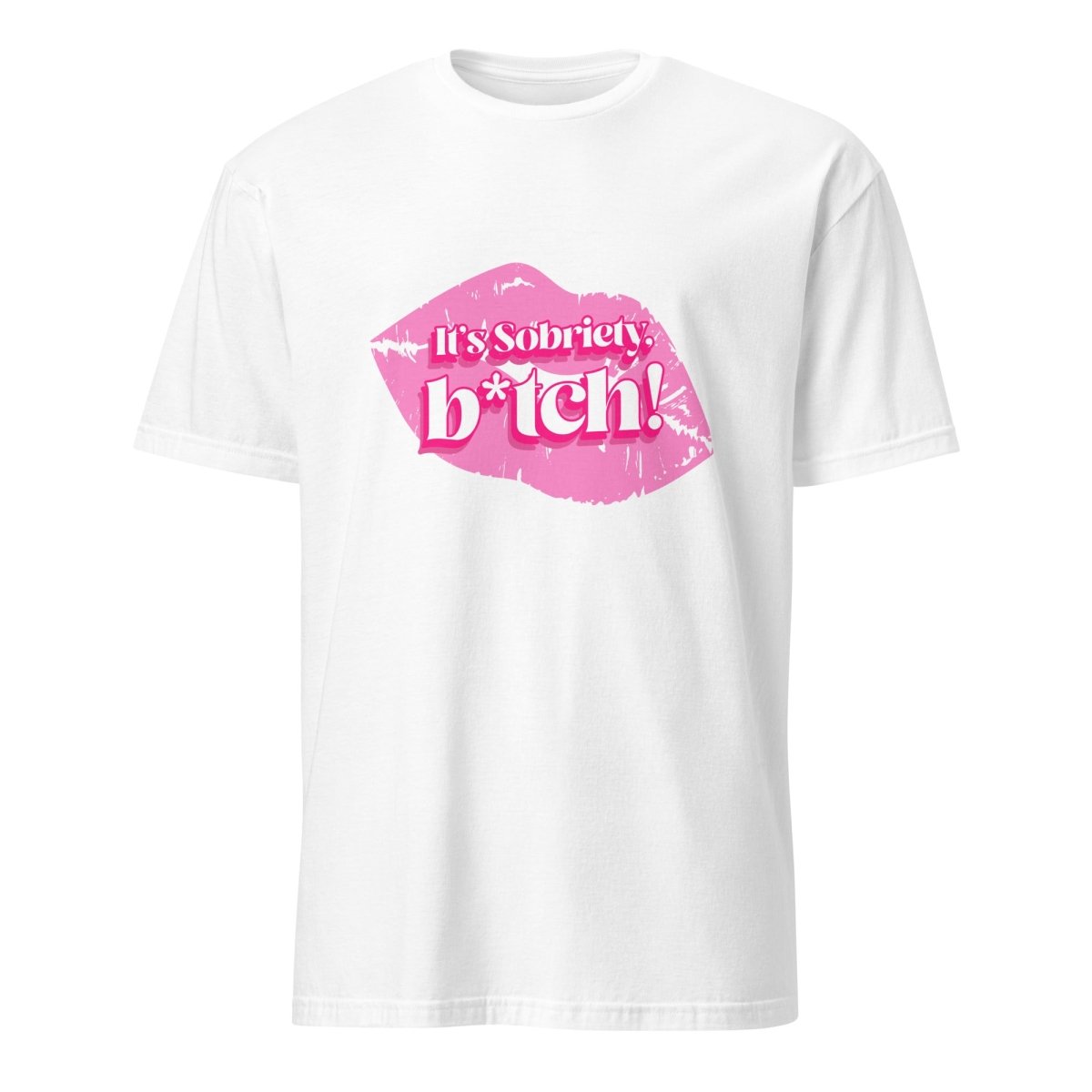 Sobriety B*tch Essential T-Shirt - Funny Motivational Tee for Recovery & Sobriety - Perfect for AA Meetings, Sober Life & Addiction Recovery Support