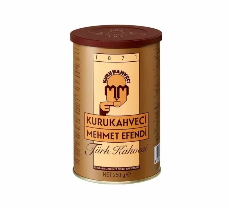 Premium Turkish Coffee - Kurukahveci Mehmet Efendi 250g | Authentic Ground Coffee for Stovetop & Ibrik | Perfect for Home Brewing & Traditional Turkish Coffee Ceremonies