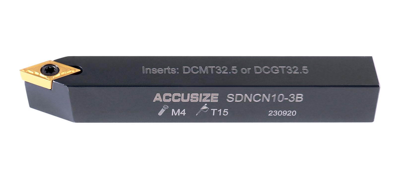 Accusize Industrial Tools 5/8'' Shank 7-Piece Indexable Carbide Turning Tool Set in Fitted Box (2387-2005) - Perfect for Lathe Turning, Metalworking & Machining Projects