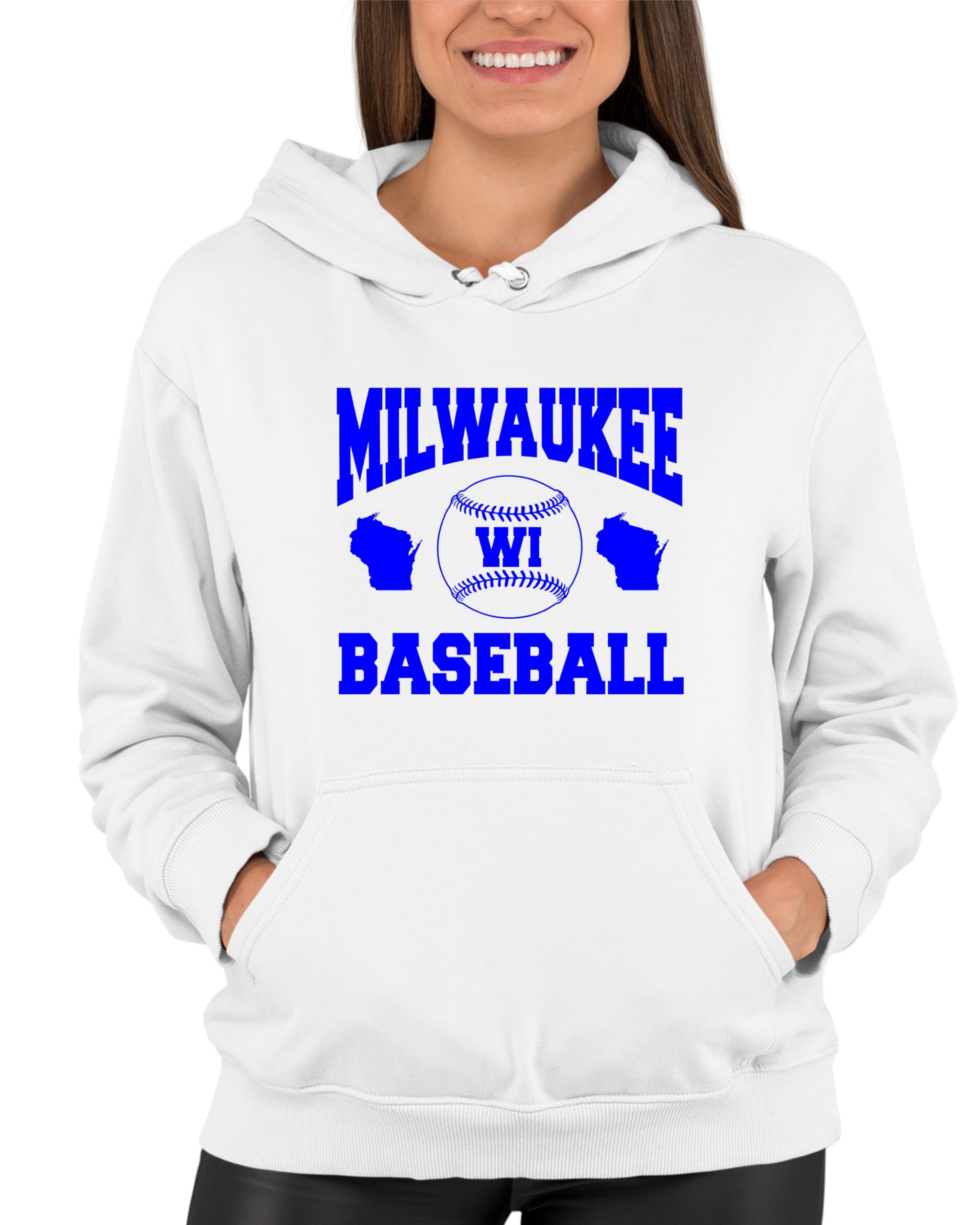 Milwaukee Wisconsin Baseball Hoodie - Men's & Women's Pullover Sweatshirt for Sports Fans & Casual Wear