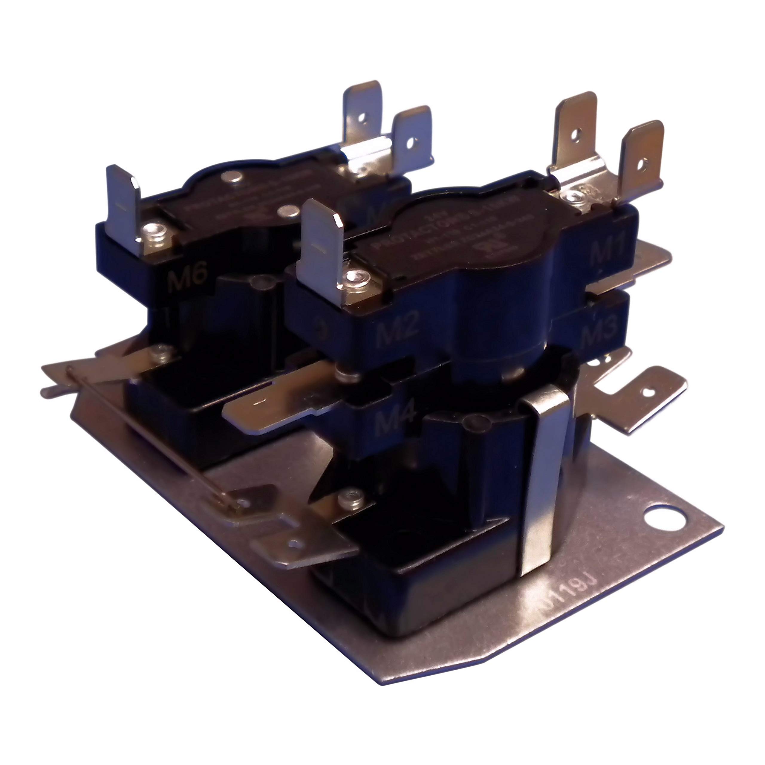 Electric Furnace Sequencer with 3 Switches - HVAC Replacement Part for Home Heating Systems - Perfect for Furnace Repair & Maintenance