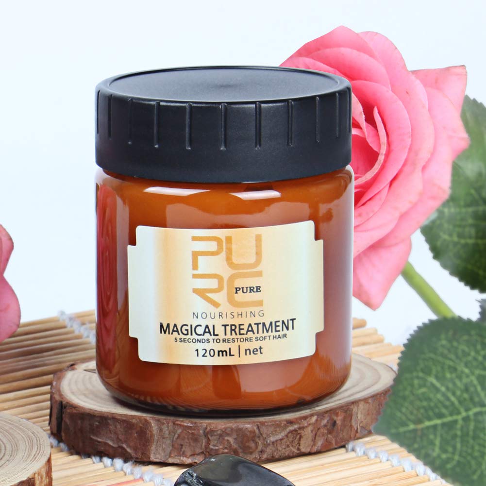 GES Professional Salon Hair Conditioner 1.2L - Deep Moisturizing Treatment for Damaged Hair, Hydrating Hair Mask with Repairing Formula (2x120ml Travel Size Included) - Perfect for Dry, Frizzy Hair at Home or Salon Use
