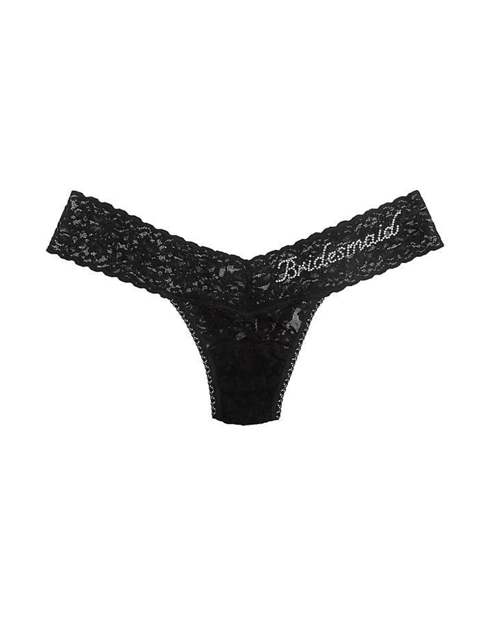 Low Rise Bridesmaid Thong - Comfortable Lingerie for Weddings, Bachelorette Parties & Special Occasions