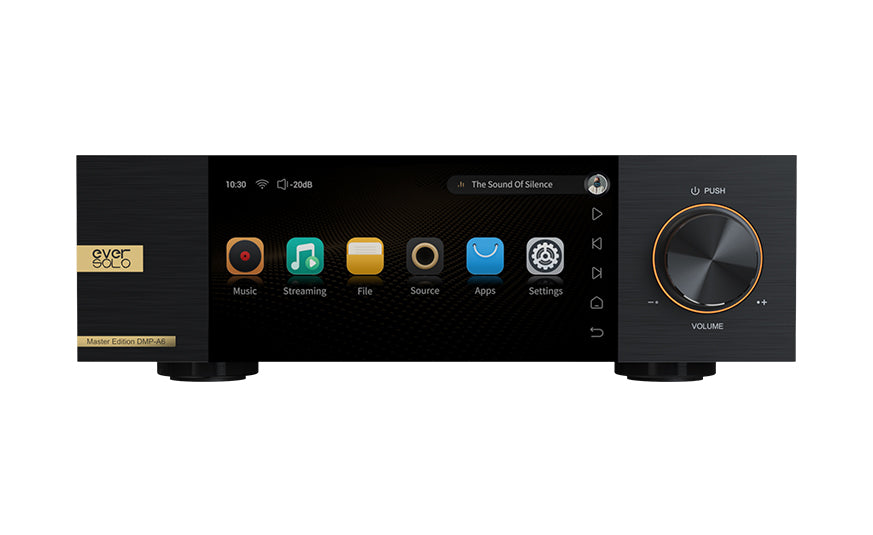 Eversolo DMP A6 Master Edition Hi-Res Audio Streamer - Wireless Bluetooth, AirPlay, DLNA, HiFi Music Player for Home Theater & Audiophile Systems