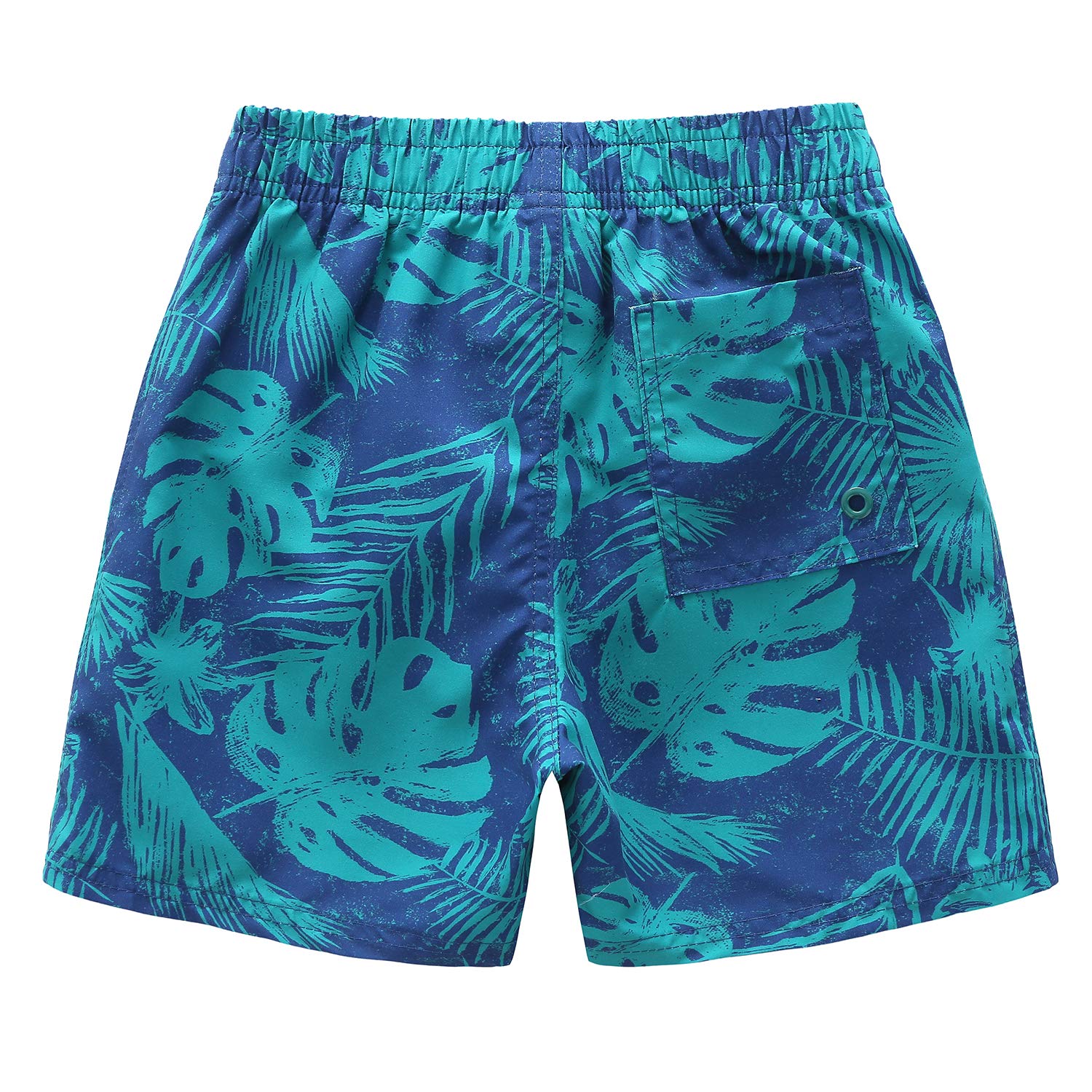 HowJoJo Boys' Dinosaur Swim Trunks - Quick Dry 3D Printed Swim Shorts with UPF 50+ Sun Protection - Perfect for Beach, Pool & Summer Water Activities