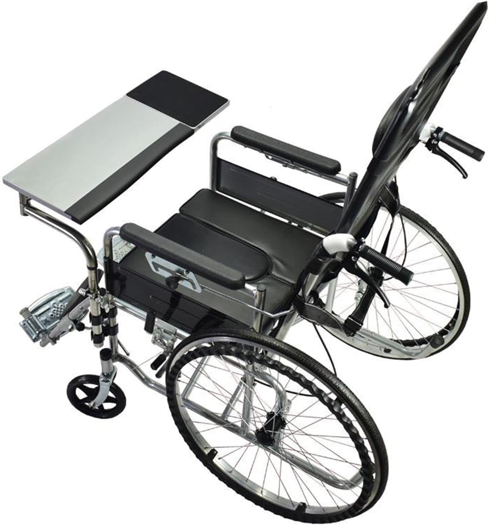 Premium Wooden Wheelchair Tray - Adjustable Lap Table for Seniors & Patients - Sturdy Dining & Writing Surface for Meals, Reading & Work - Ideal for Home Care, Hospitals & Rehabilitation Centers