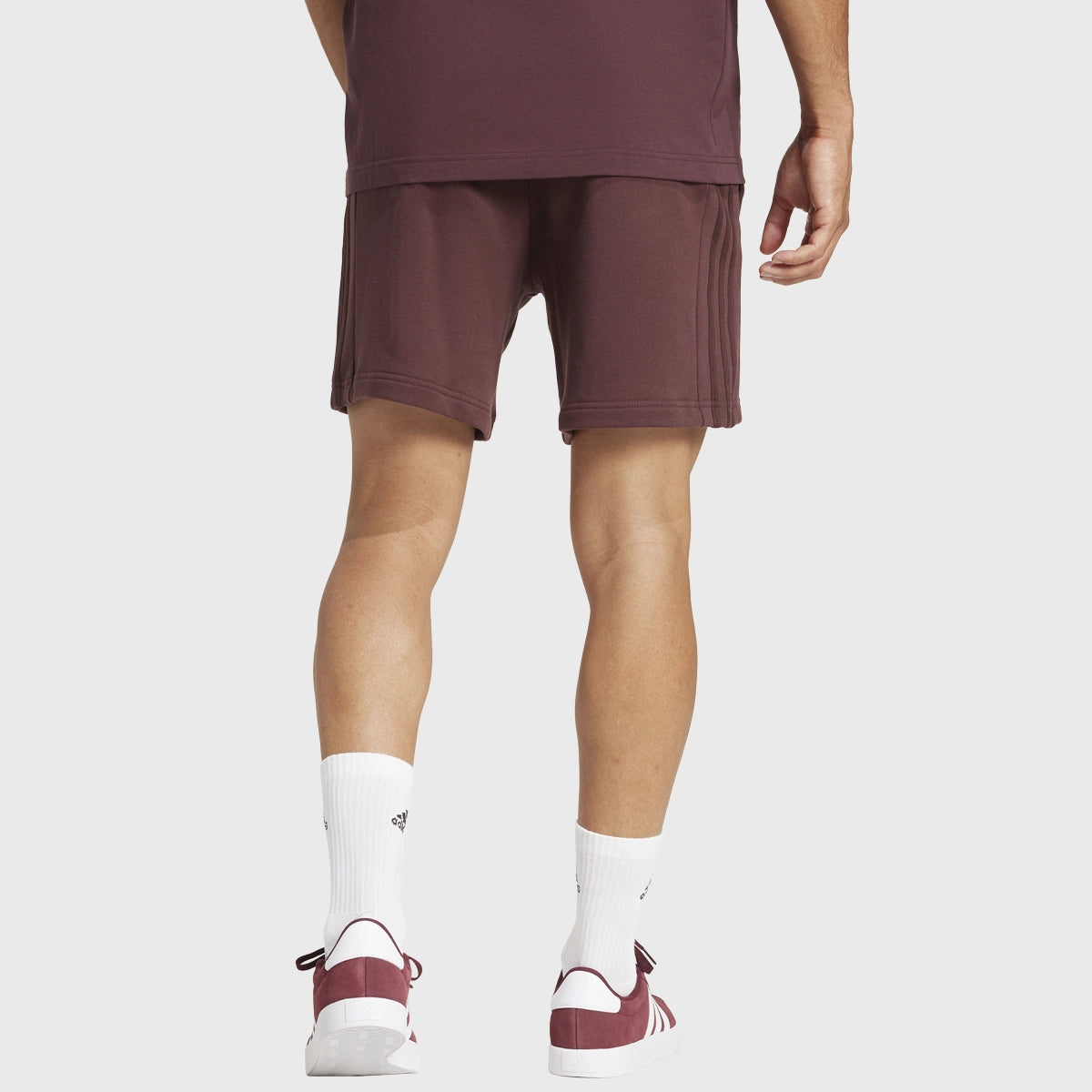 Adidas All Blacks Cotton Shorts for Men - Aurora Ruby Red - Comfortable Athletic Shorts for Running, Gym, and Casual Wear