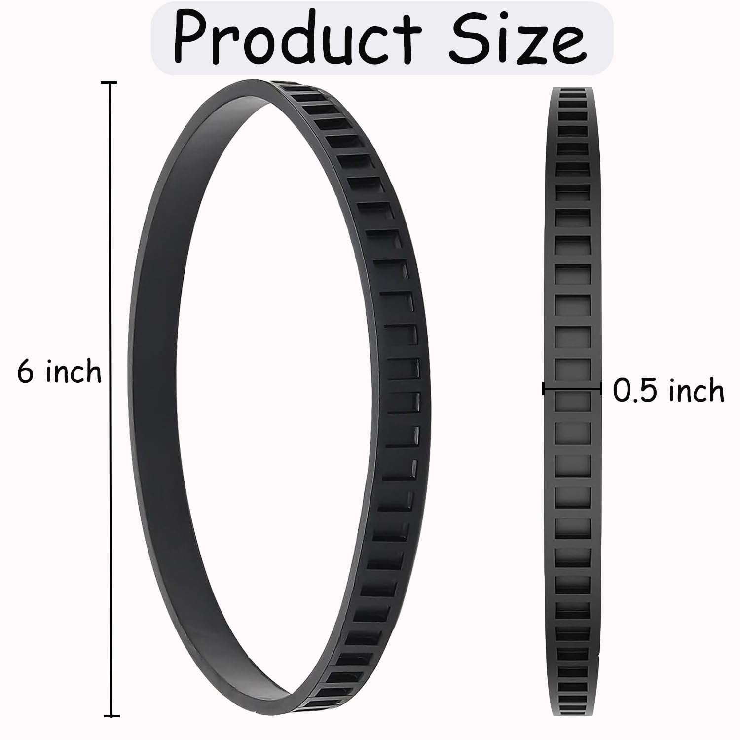4 Pack 650721-00 Bandsaw Tires Replacement for Dewalt & Milwaukee Band Saws - Fits Models DWM120, DW328K, DCS374, D28770, D28770K, 6230, 6232-20, 514002079 - Durable Rubber Pulley Tires for Smooth Cutting - Perfect for Woodworking and Metalworking Projects