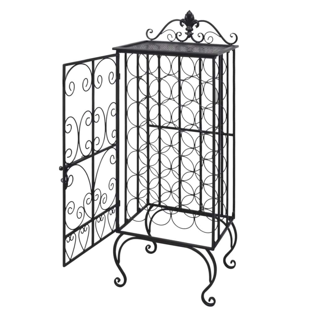 CHARMMA 28-Bottle Freestanding Metal Wine Rack - Sturdy Wine Holder & Display Shelf for Kitchen, Bar, Living Room - Perfect for Wine Storage & Home Decor - Dimensions 1'7