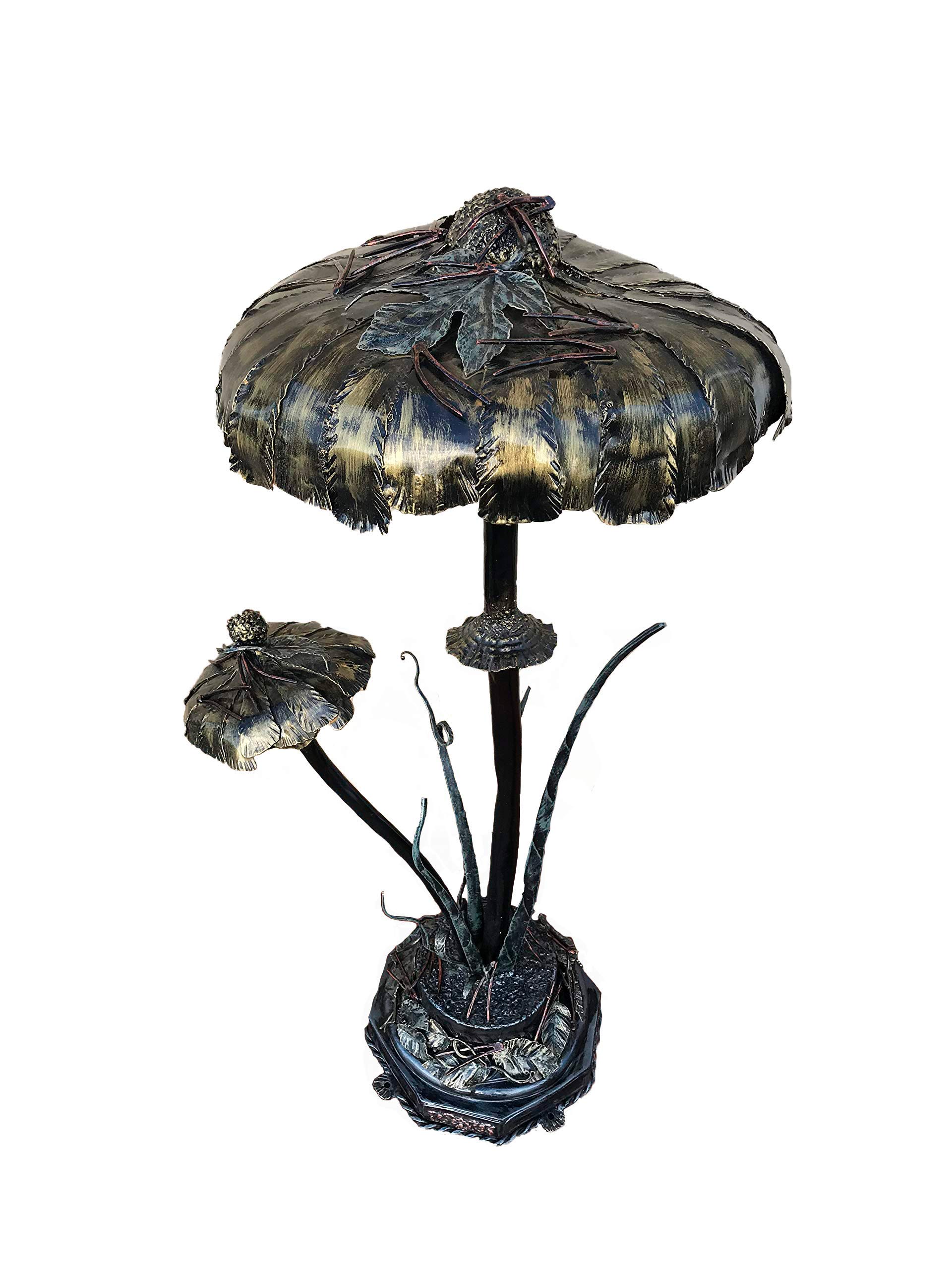 Solar Powered Mushroom Garden Lights - Waterproof Outdoor LED Lanterns for Yard, Pathway, Patio Decor - Perfect for Thanksgiving, Christmas & Holiday Decorations