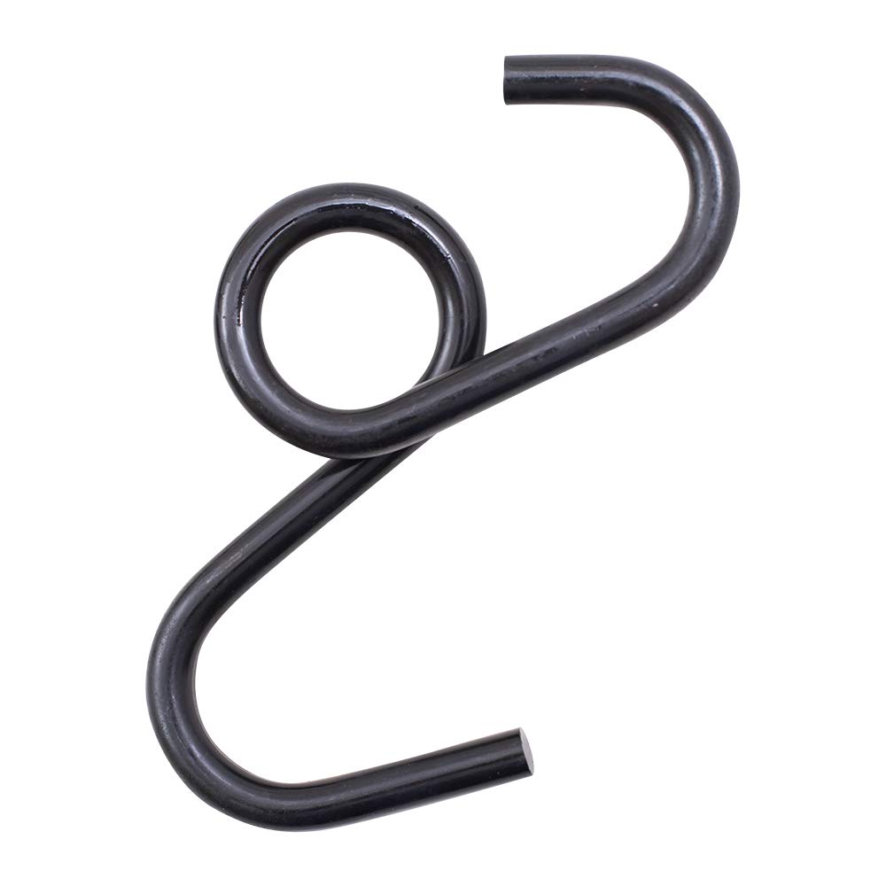 25-Piece Heavy Duty 7-Inch Steel S Hooks for Storage & Display - Wall Mount Hooks for Warehouse, Retail, Industrial & Garage Organization (Perfect for Hanging Tools, Shelving & Retail Displays)