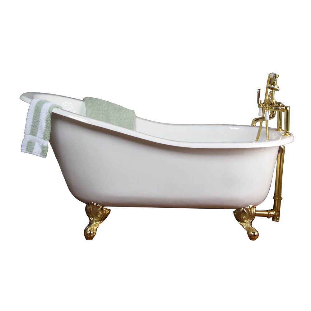 BarclayGriffin Cast Iron Slipper Claw Feet - Heavy Duty Antique Style Bathtub Legs for Vintage Bathroom Decor & DIY Home Renovation Projects