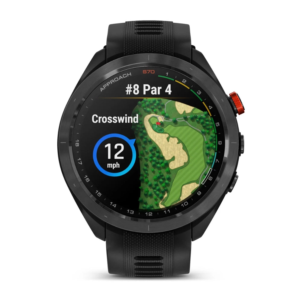 Garmin Approach S70 Premium Golf GPS Watch with Fitness Tracking - Accurate Yardages, Swing Analysis & Heart Rate Monitor for Golfers & Outdoor Enthusiasts