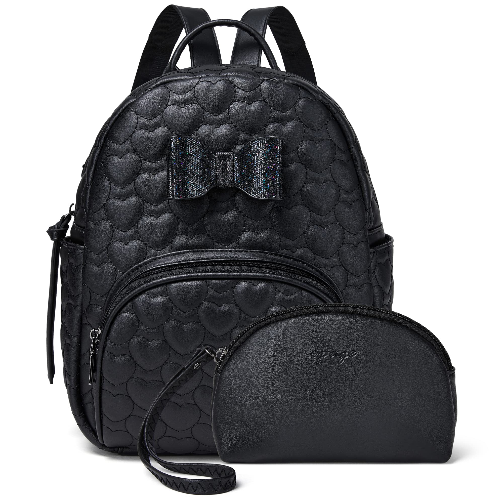 OPAGE Genuine Leather Backpack Purse for Women - Stylish Designer Shoulder Bag & Travel Backpack - Perfect for Work, College & Weekend Getaways