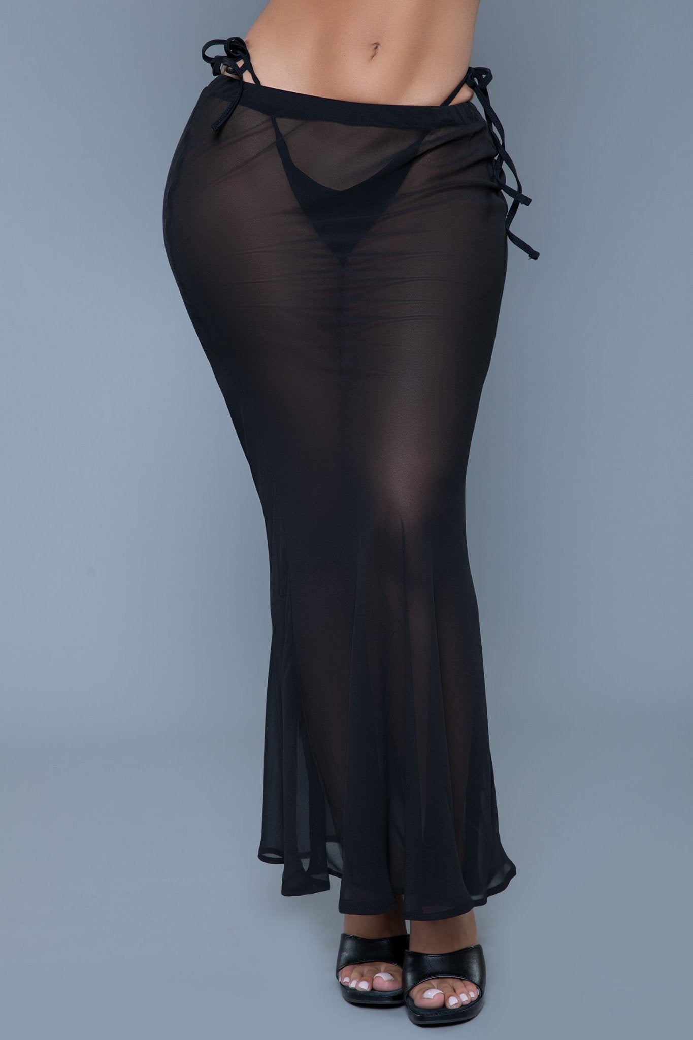 BeWicked Women's Genesis Cover Up Skirt 2412 - Sexy Lace Sheer Wrap Skirt for Beach, Pool & Date Night Outfits