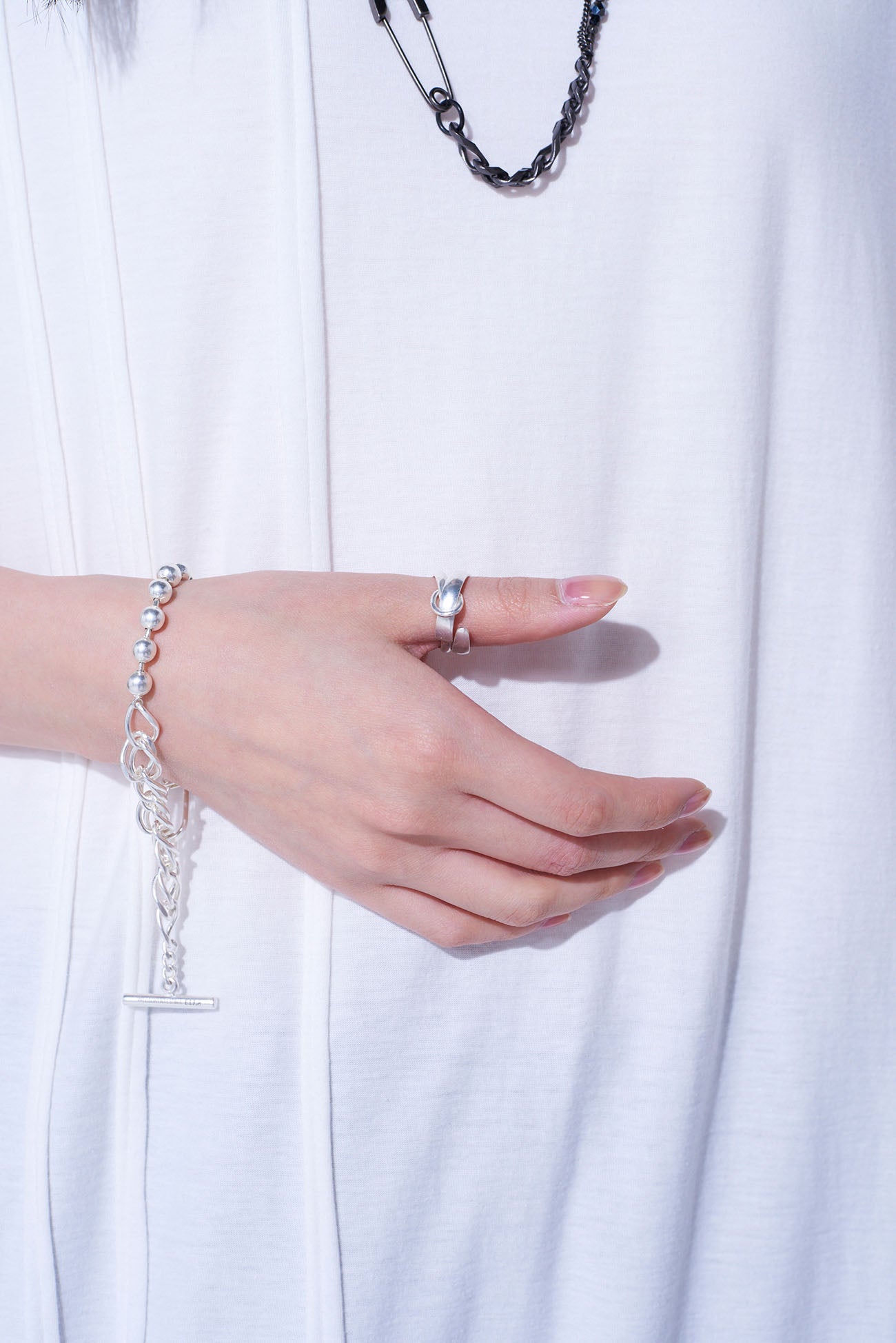 Stylish Brass Two Strand Mixed Ring for Women - Trendy Boho Jewelry for Everyday Wear & Special Occasions