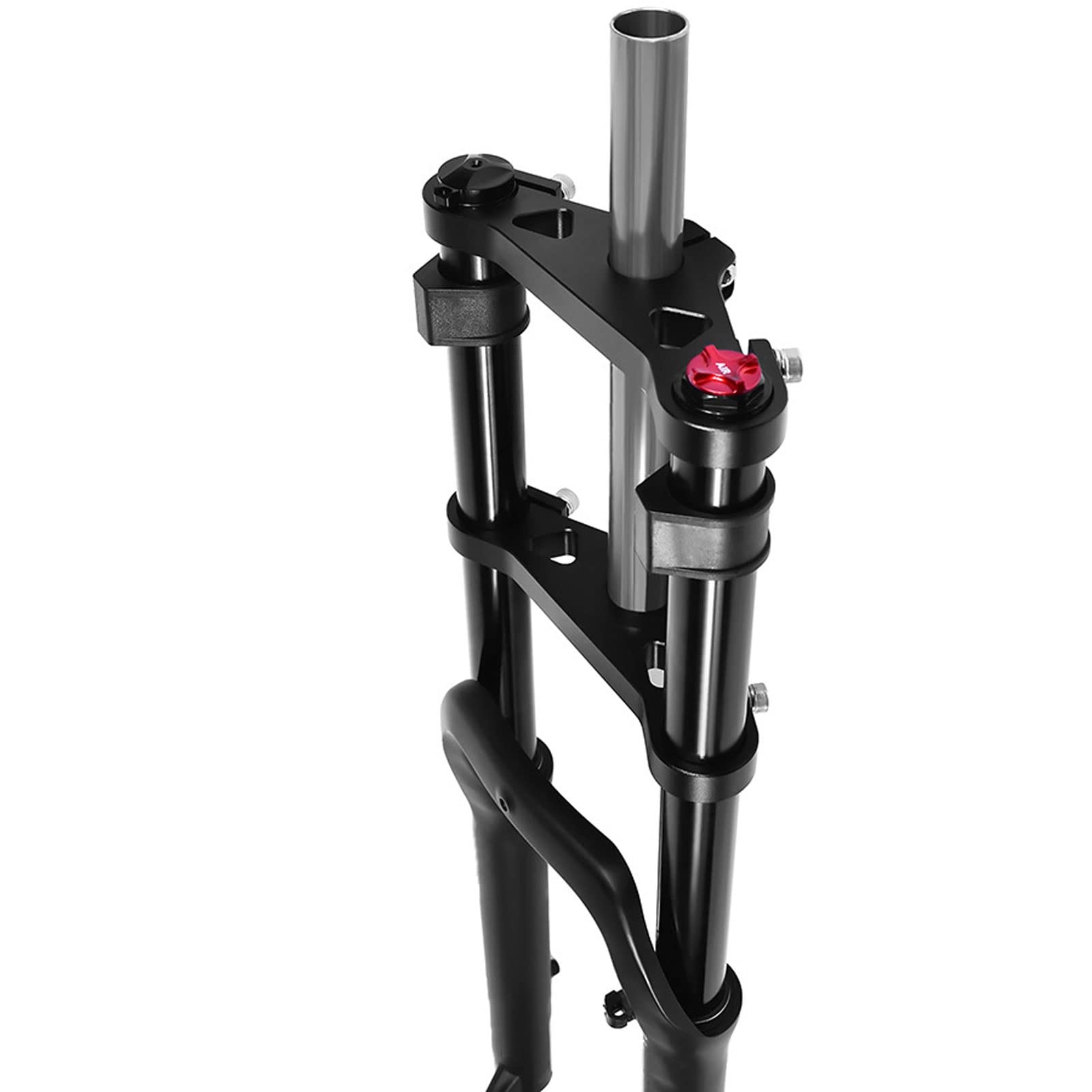 20/26 Inch Fat Bike Fork - 4.0 Inch Wide Tire Suspension Fork with 160mm Travel for Snow, Beach & Downhill Riding - Compatible with Mountain Bikes, BMX & E-Bikes (20 Inch Size) - Perfect for Winter Trails, Sandy Shores & Off-Road Adventures