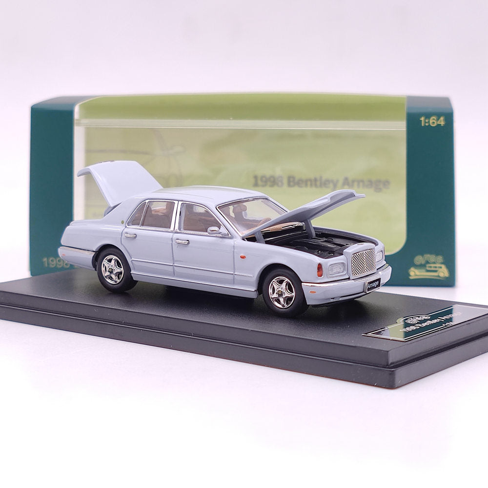 GFCC TOYS 1:64 Scale 1998 Bentley Arnage Sky Blue Diecast Car Model - Limited Edition Collectible Toy, Perfect Gift for Car Enthusiasts & Display for Home/Office Decor
