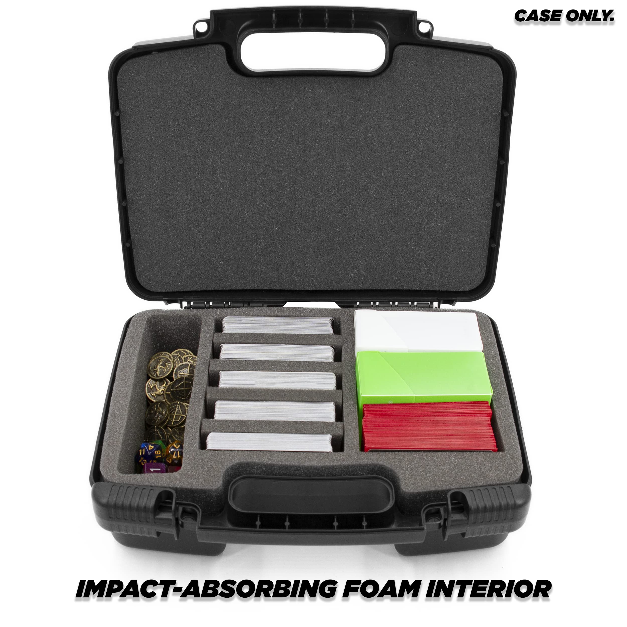 CASEMATIX 960-Card Trading Card Case - Hard Shell Storage Organizer with 8 Dividers & Protective Foam for MTG, Pokémon, Yu-Gi-Oh! Cards - Perfect for Collectors, Tournaments & Game Nights
