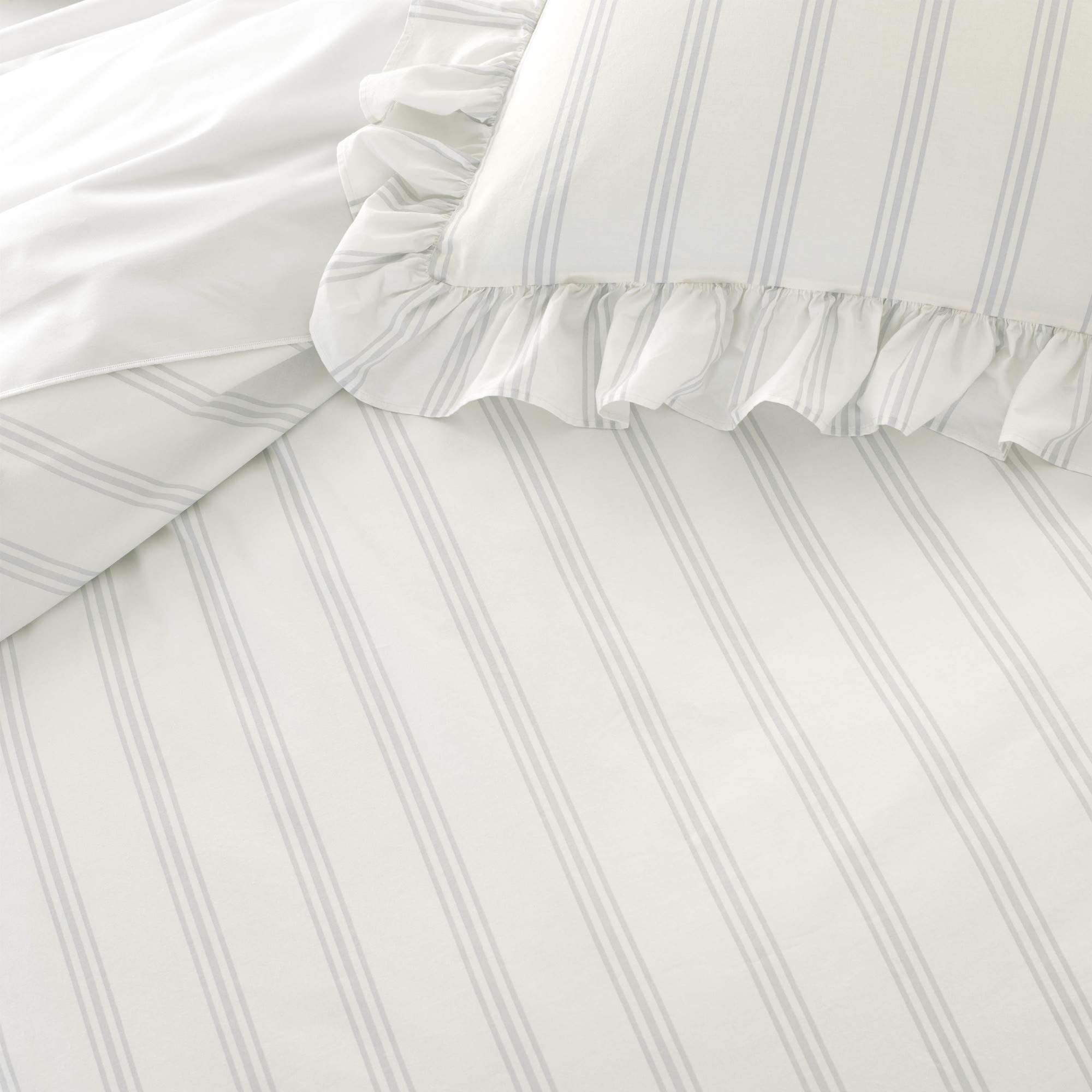 EcoPure 100% Organic Cotton King Size Comforter Set - Soft Gray Bedding for Luxurious Sleep | Perfect for Master Bedrooms, Guest Rooms & Cozy Nights
